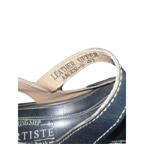 L' Artiste Spring Step Womens 9(40) Shoes Amour hearts Mary Jane Wedge Sandals - Picture 6 of 6